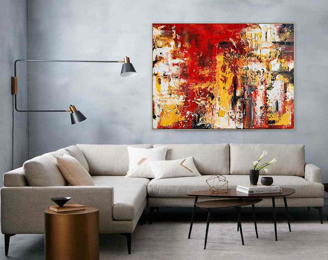 oversized abstract wall art